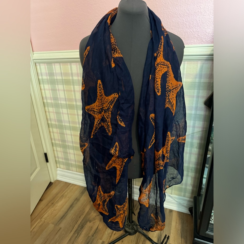 2 Scarfs one big enough to use as a swim wrap!